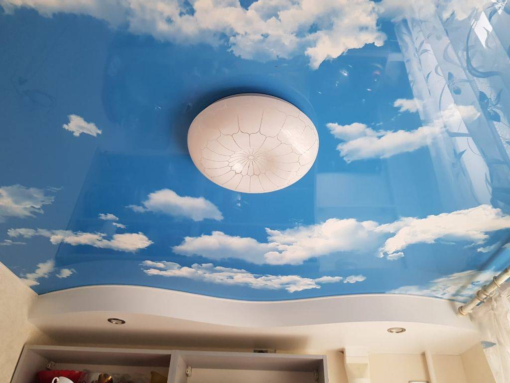 Потолок С Облаками