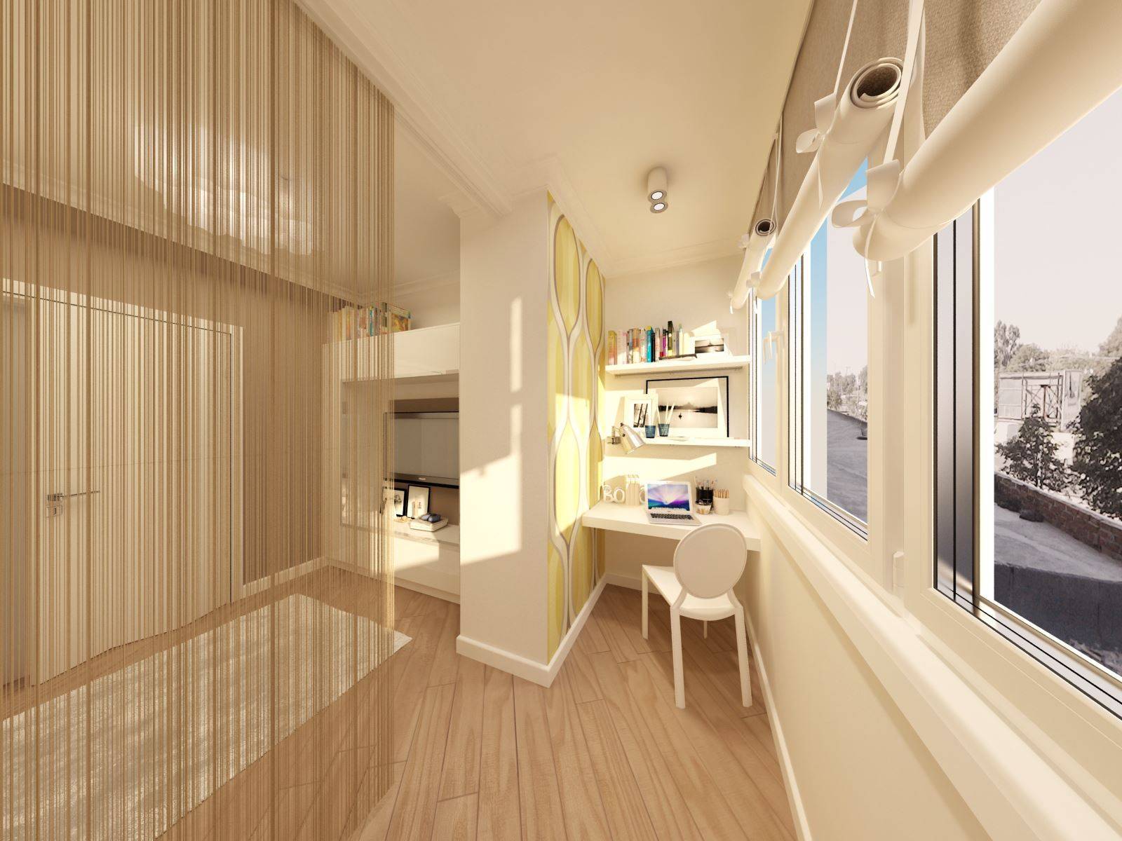 Маленькая Комната С Балконом Дизайн