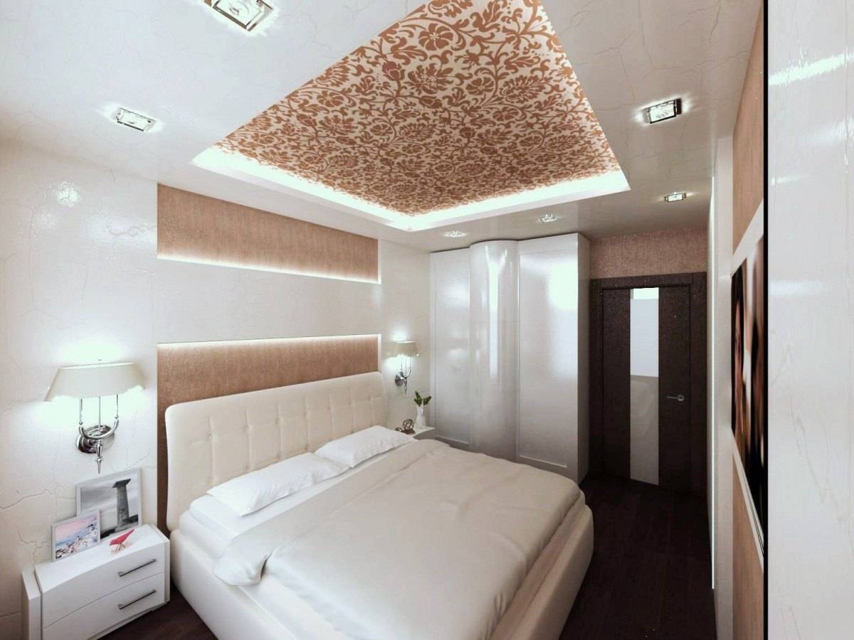 Двухуровневые натяжные потолки - фото, примеры дизайна в разных комнатах