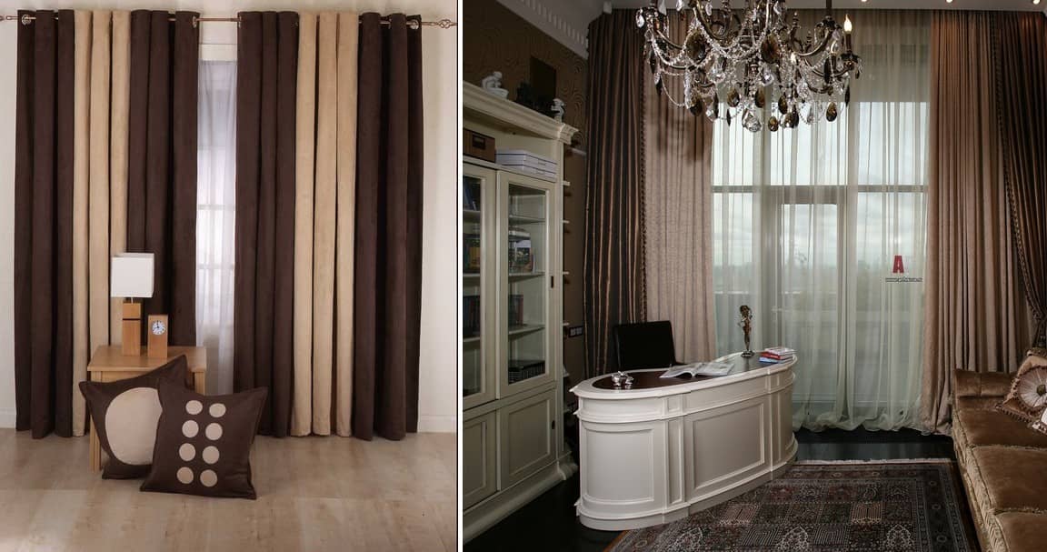 Серые шторы в интерьере – модные цветовые решения в интерьере (100 фото)