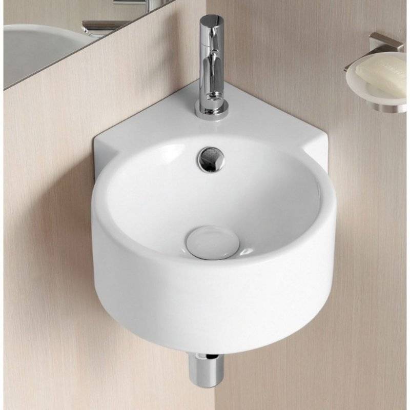 Угловая раковина в ванную комнату — преимущества и недостатки, разновидности