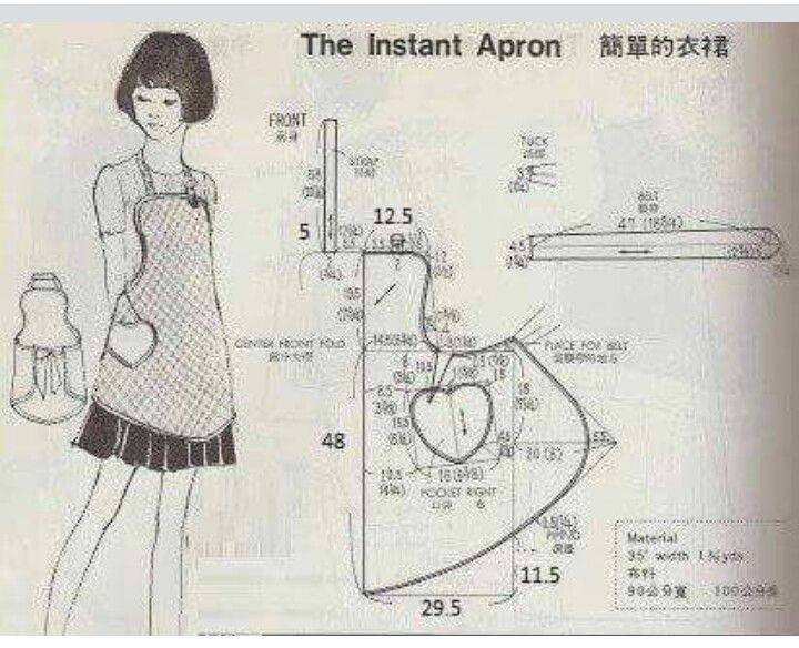 Как сшить фартук для кухни руками своими выкройки: пошаговая инструкция для начинающих, выкройка, фото
