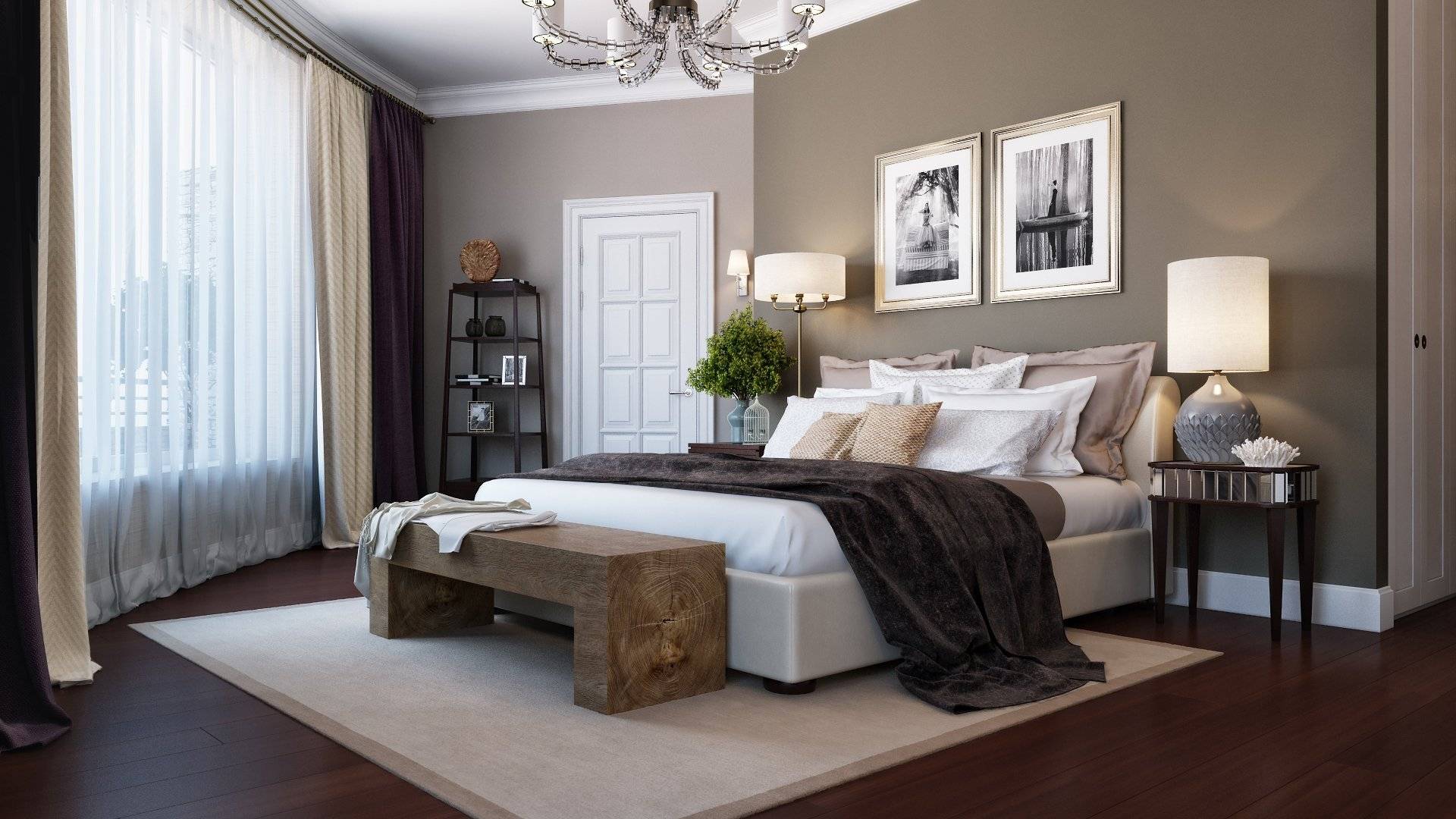 Светлая спальня — 140 реальных фото эксклюзивного дизайна в светлых тонах