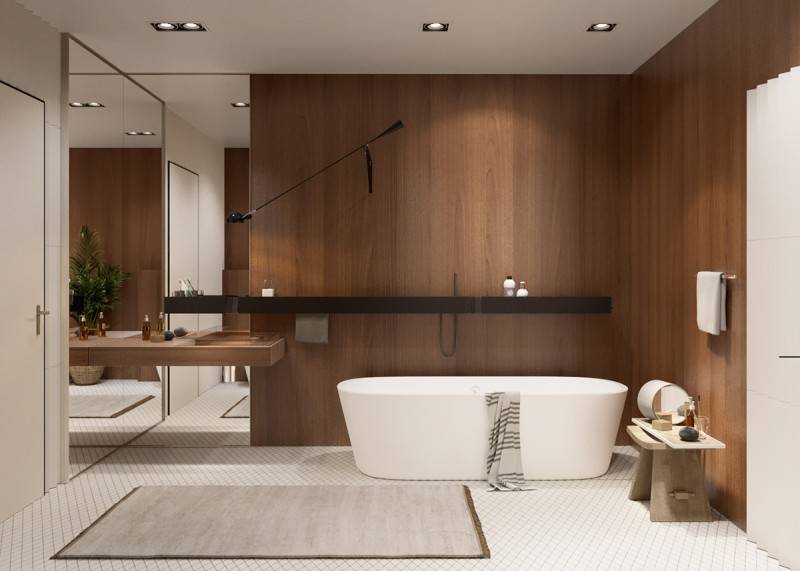 Дизайн маленькой ванной комнаты – идеи с фото