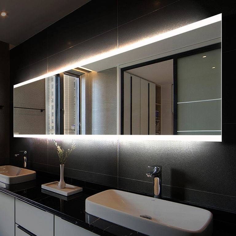 Светильники для зеркала в ванной комнате: над зеркалом, настенные, led