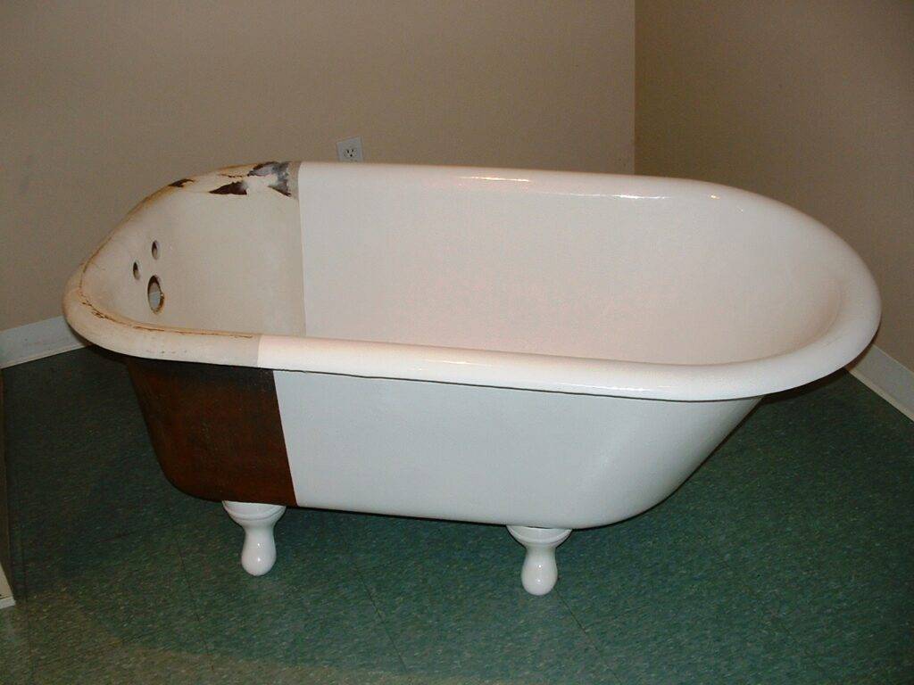 Восстановление эмали ванны из чугуна в домашних условиях: все способы реставрации