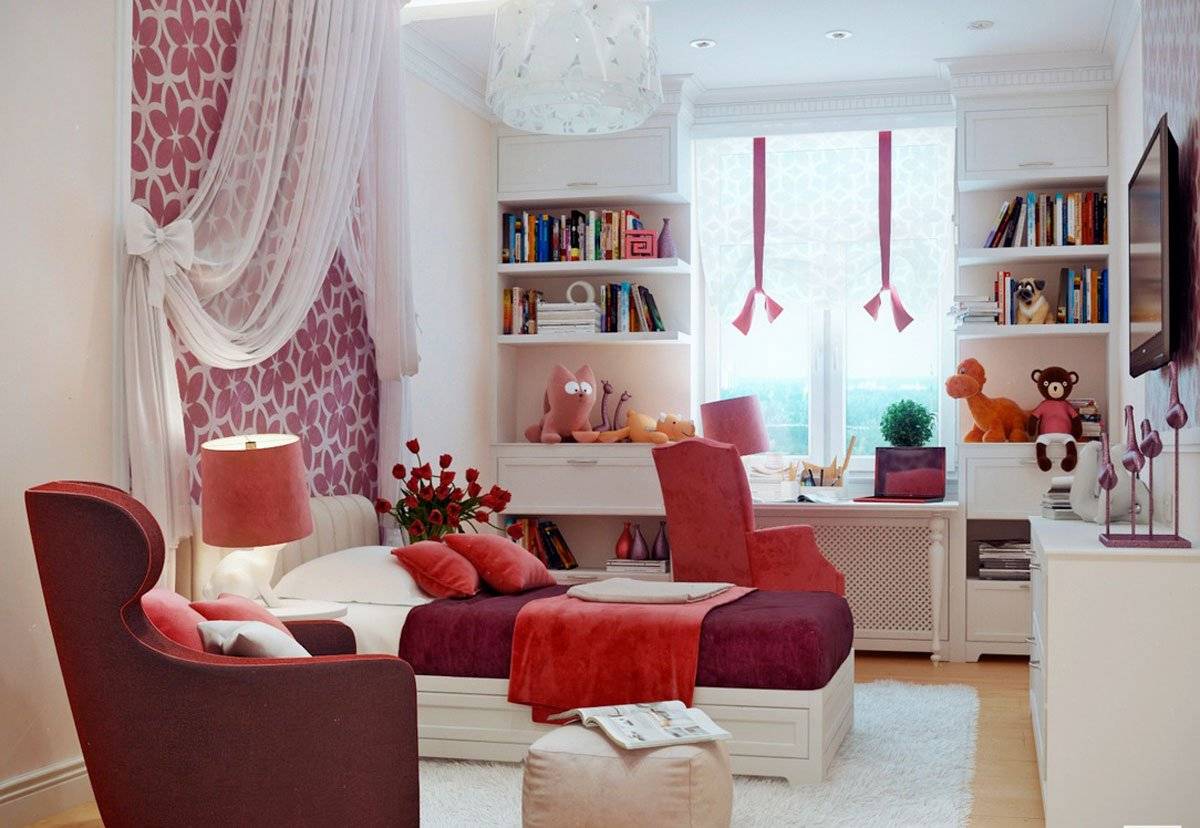 Дизайн комнаты для молодой девушки: идеи оформления (фото) | дом мечты