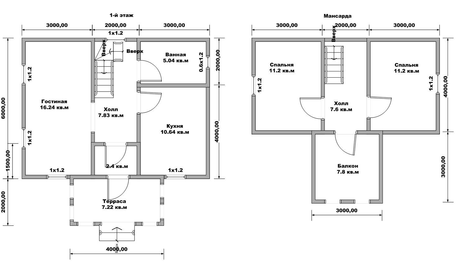 Проект дома 8х10 с отличной планировкой: обзор вариантов с различной этажностью и из разных материалов