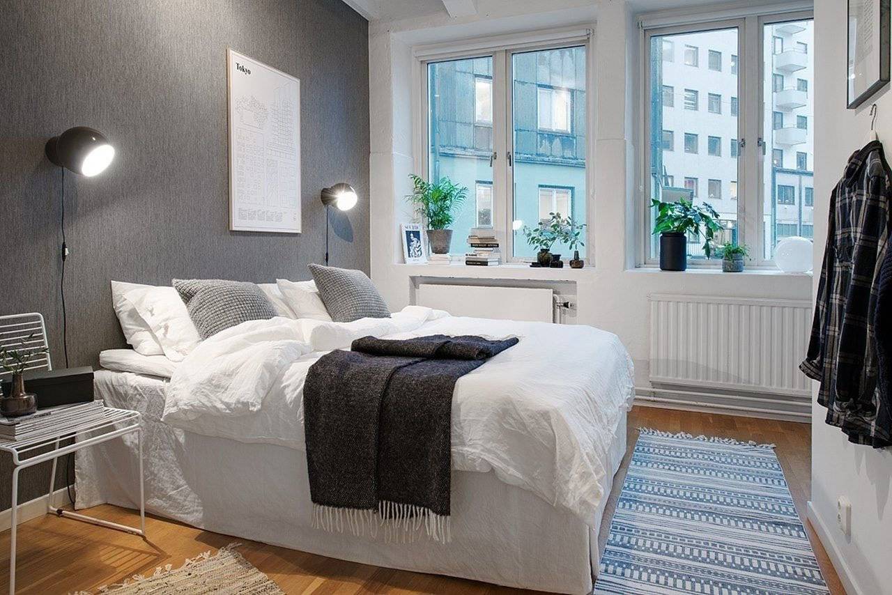 Спальня в скандинавском стиле: реальные фото, дизайн интерьера