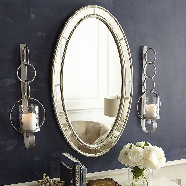 Выбор овального зеркала в ванную комнату и типы аксессуаров