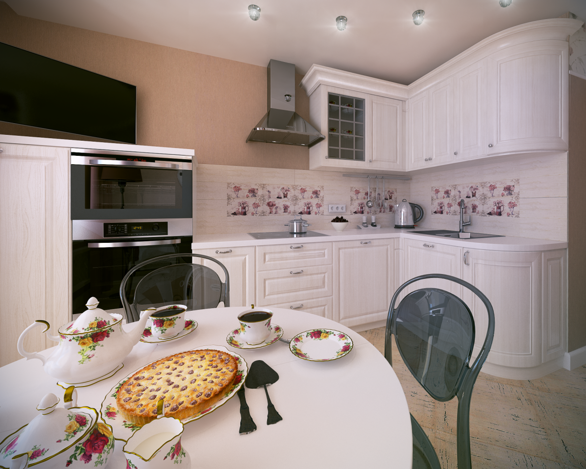 Изящество и простота белого цвета в интерьере кухни: фото современных проектов в разных стилях