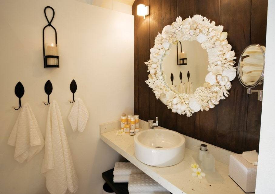 Декор ванной комнаты - захватывающие идеи украшений и оформления (82 фото)