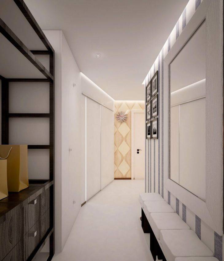 Интересные примеры дизайна коридоров в квартирах