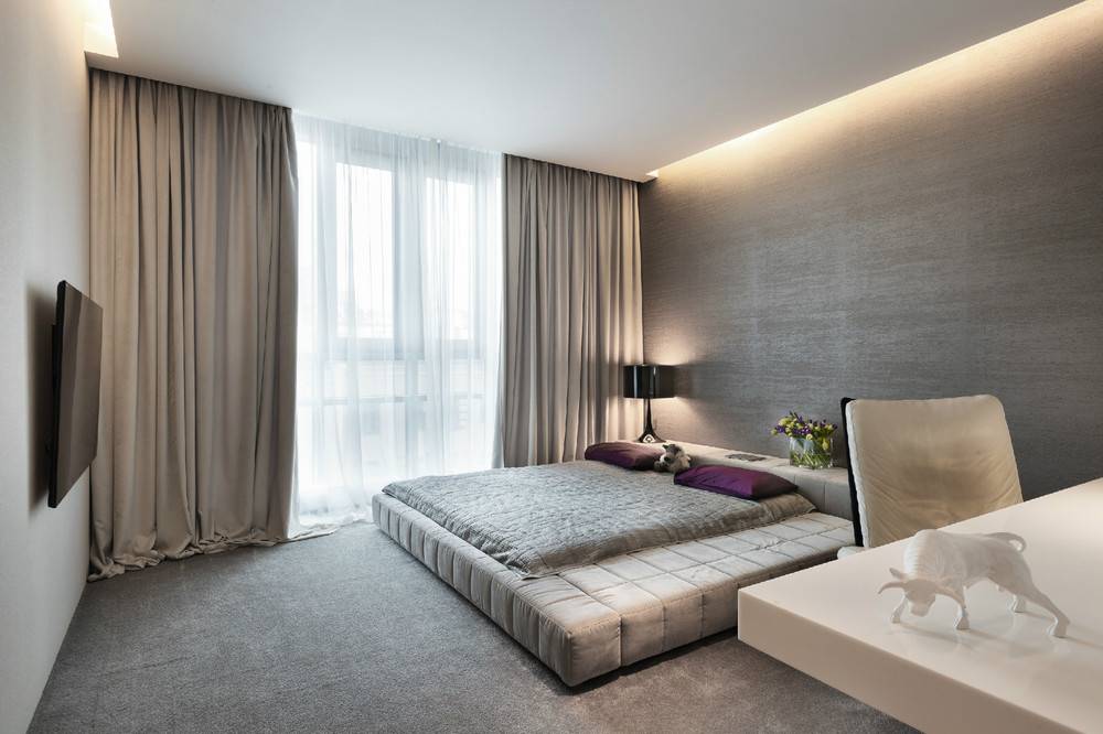 Спальня в стиле минимализм: 50 лаконичных интерьеров