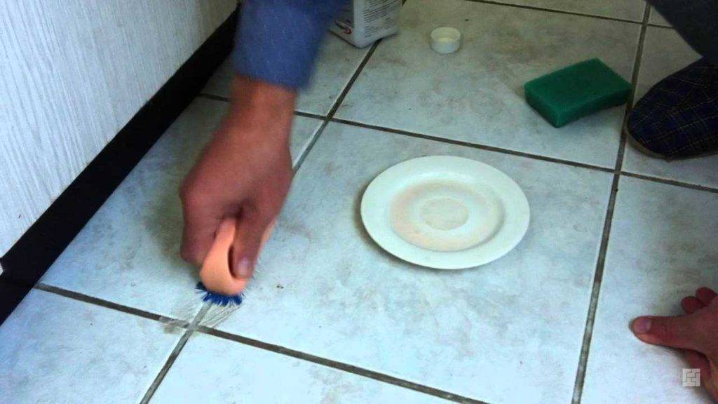 Как отбелить швы между кафельной плиткой в домашних условиях