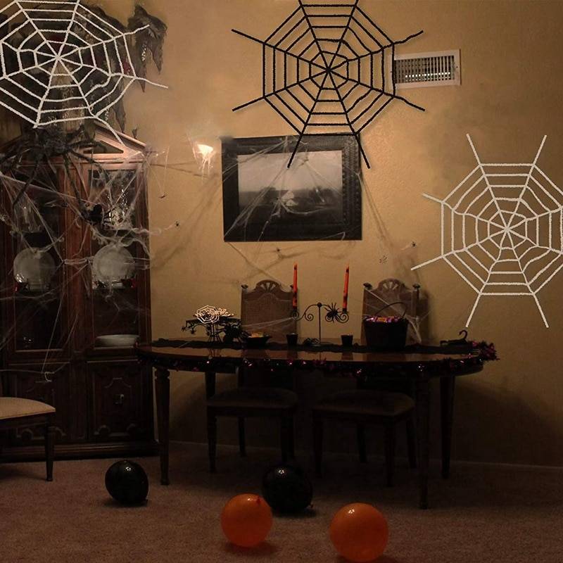 Паутина из ваты на хэллоуин своими руками. как сделать паутину в домашних условиях