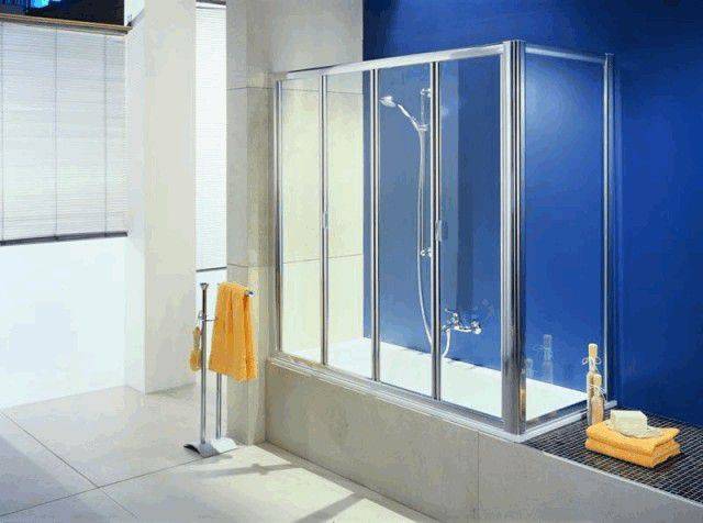 Пластиковая шторка для ванной - виды раздвижных и обычных конструкций