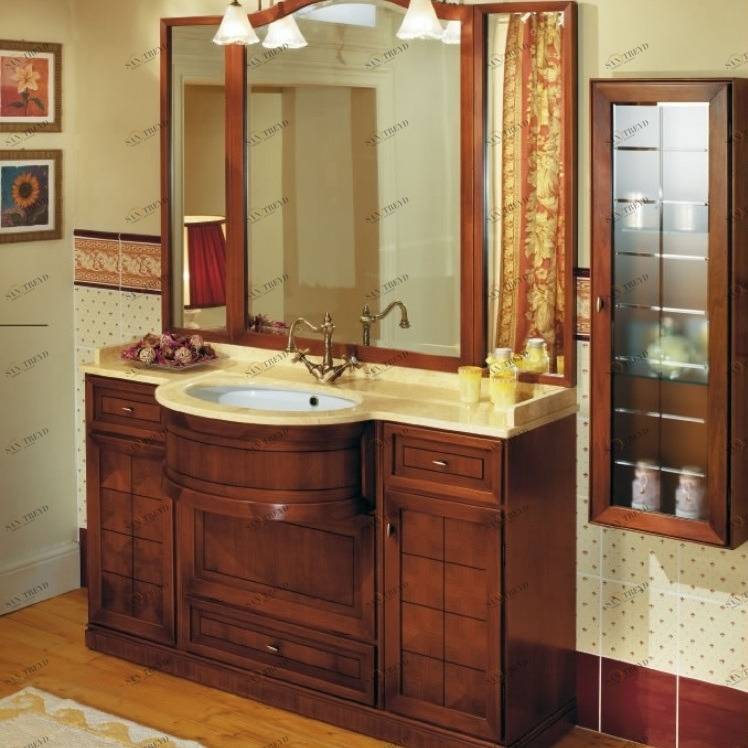 Мойдодыр для ванной комнаты с зеркалом - фото, цены, отзывы