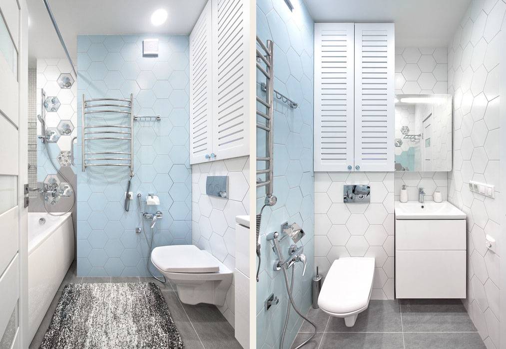 Дизайн ванной комнаты в хрущевке: идеи дизайна, фото, видео