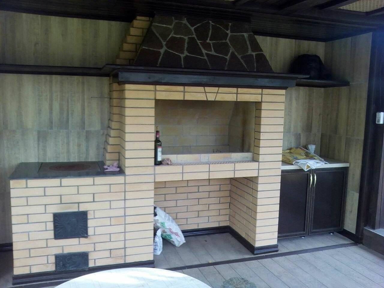 Проекты летних кухонь с барбекю и мангалами на дачных участках