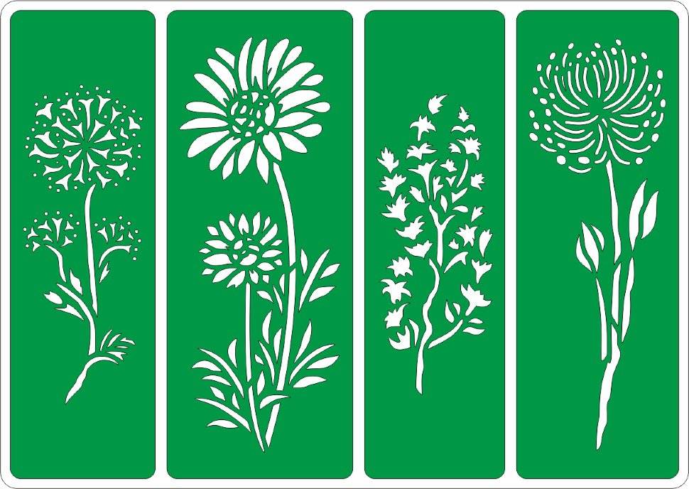 Трафареты для стен под покраску: варианты, изготовление и нанесение