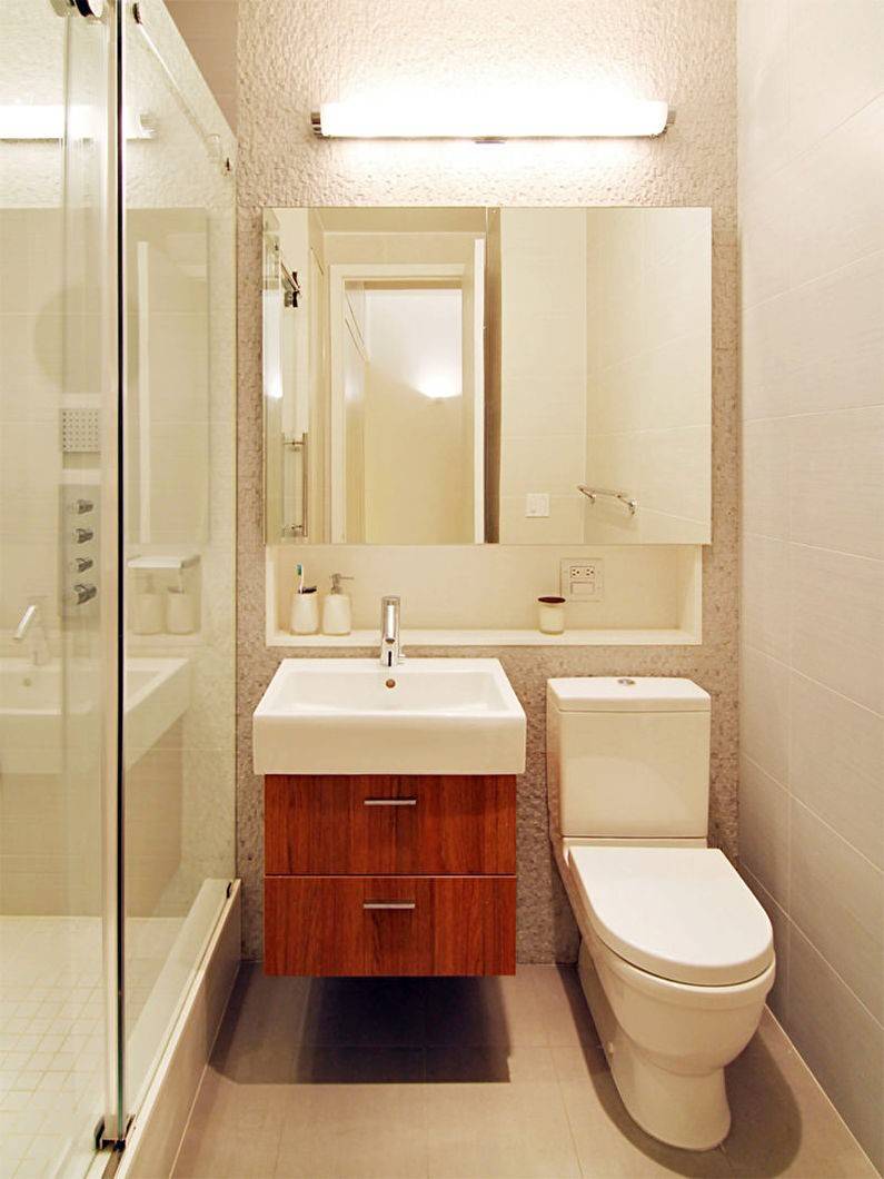 Проект дизайна ванной комнаты размером 2 на 2 кв м — дизайн и фото