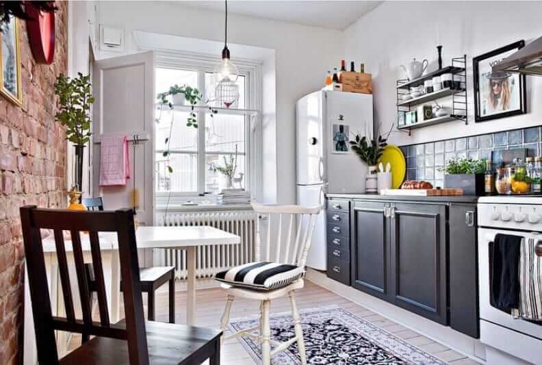 Современный минимализм: отсутствие на кухне верхних шкафов — дизайн и фото