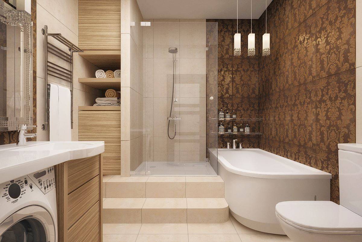 Дизайн ванной комнаты 4 кв м в 2020-2021 году (50 фото с эффектными современными идеями)