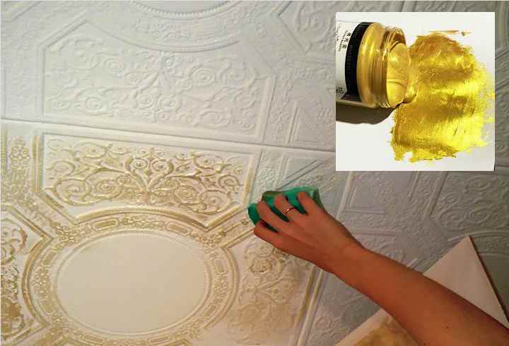 Как покрасить плитку потолочную из пенопласта: выбор краски, подготовка, покраска