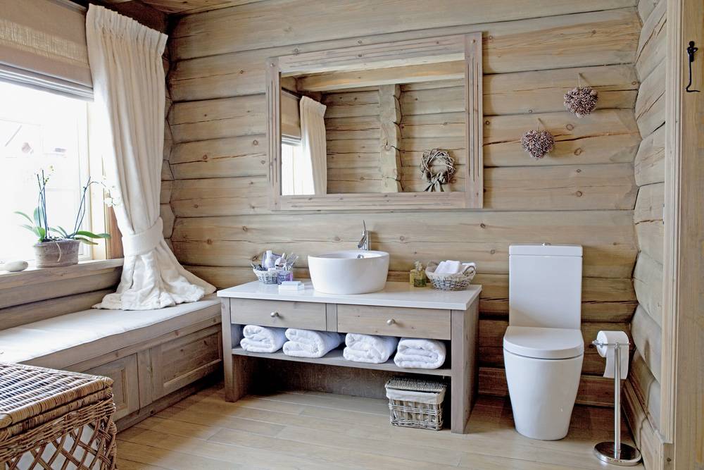 Ванная комната в деревянном доме: как ее грамотно обустроить | ремонт и дизайн ванной комнаты