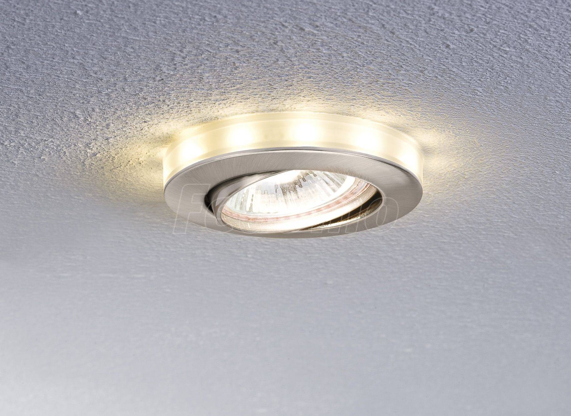 Точечные светильники, установка светильников в гипсокартонный потолок