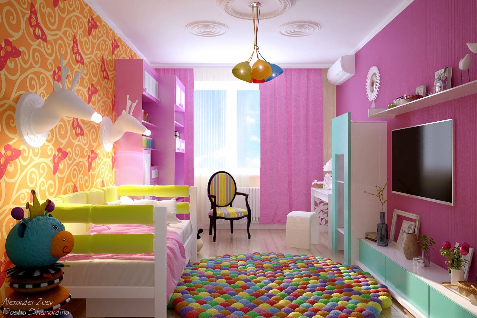 Дизайн комнаты для девушки: стили, зонирование, цвет - 75 фото