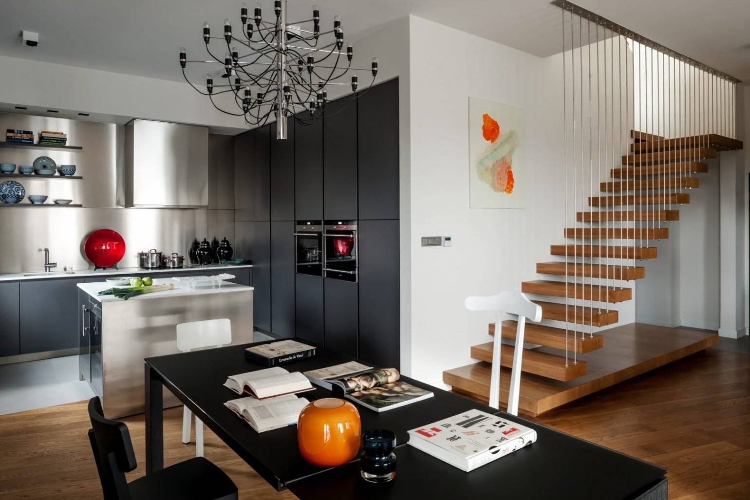 Дизайн двухуровневой квартиры +50 фото идей интерьера