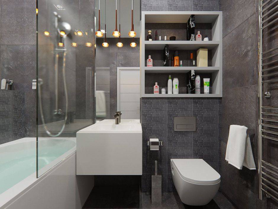 Ванные хай-тек: особенности красивого дизайна и стильные современные идеи украшения ванной комнаты (115 фото)