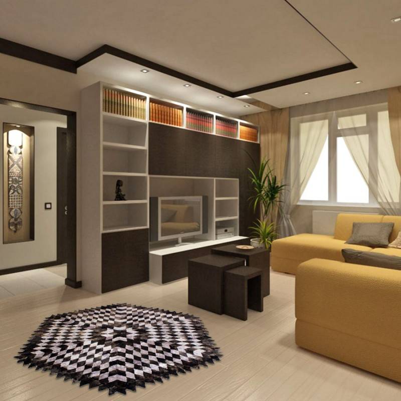 Дизайн полукруглой комнаты - подборка фото