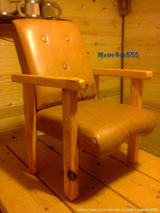 Как самостоятельно сделать кресло-качалку из дерева
