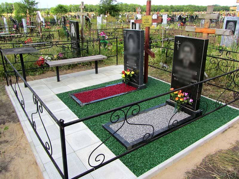 Лучшие варианты оформления могил. фото примеров и рекомендации