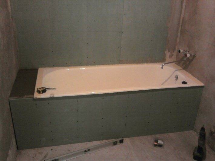 Ванная комната из гипсокартона своими руками