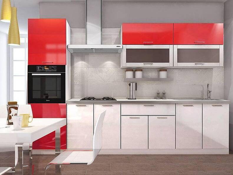 Кухня 3 кв. м: прямая (линейная) и угловая, фото дизайна в современном стиле, с холодильником и размерами, классика