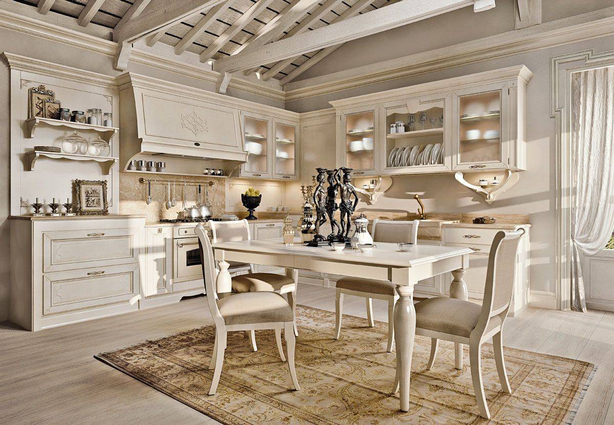 Дизайн кухни в классическом стиле. интерьер кухни в стиле классика