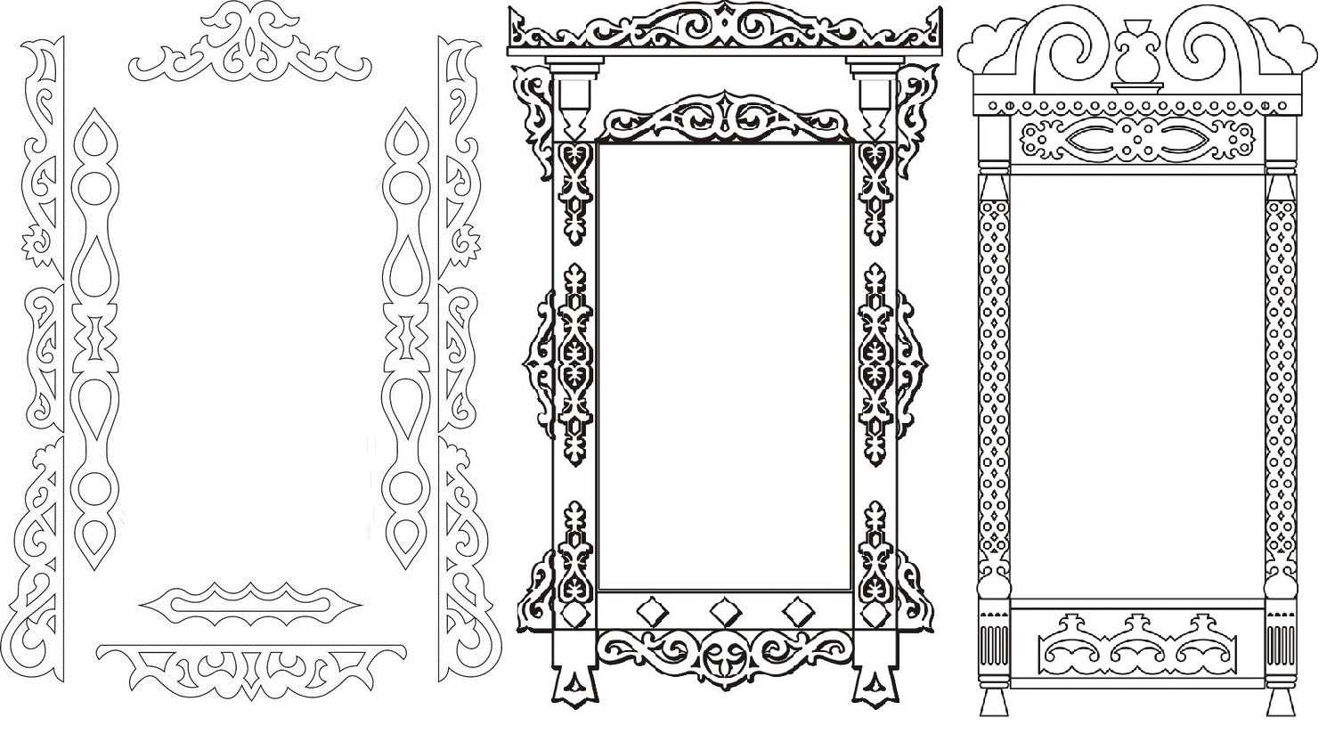 Узоры для наличников на окна