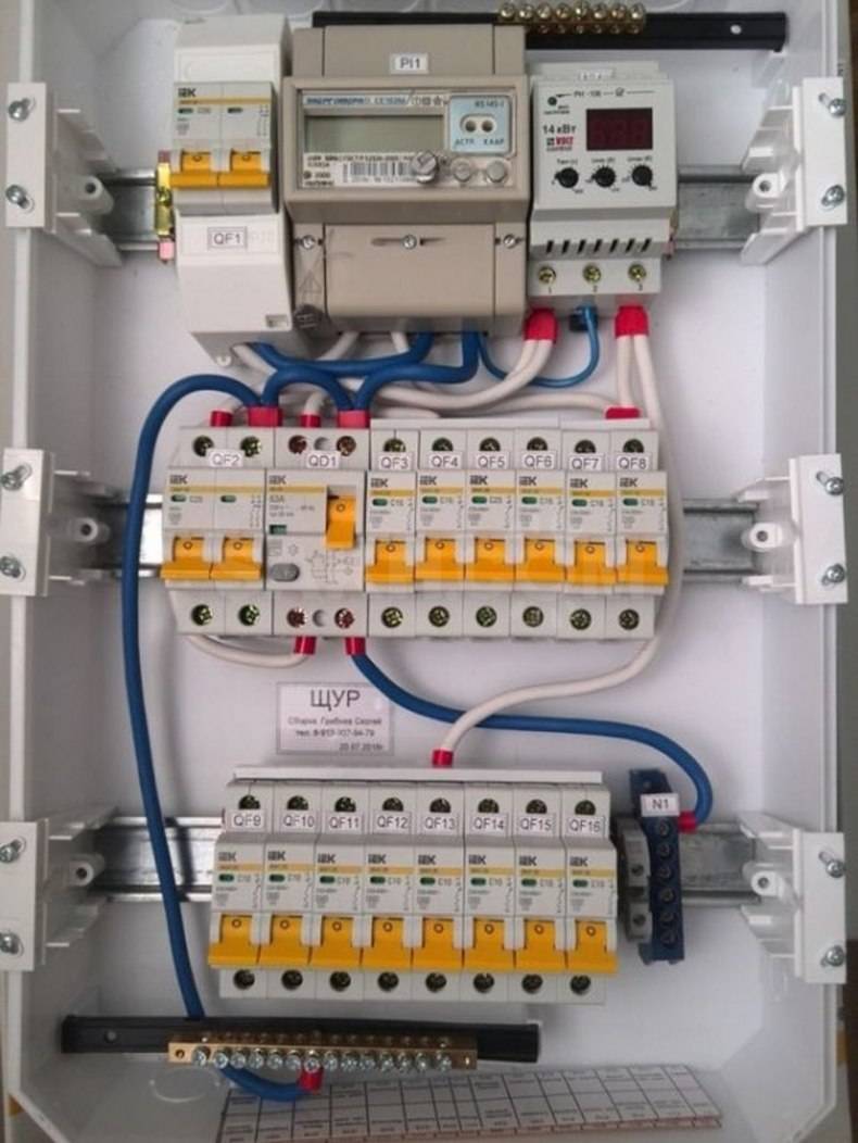 Щит распределительный квартирный расключенный