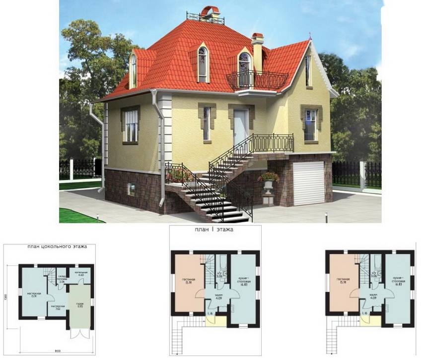 Планы двухэтажных домов: особенности, фото интересных решений