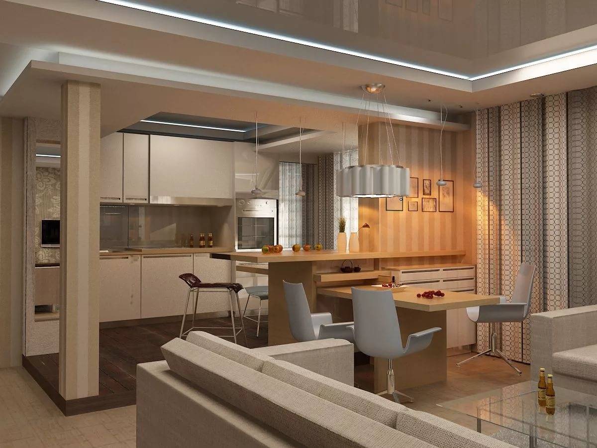 Дизайн кухни студии – интерьер кухни в квартире студии, стили, идеи, примеры оформления + фото
