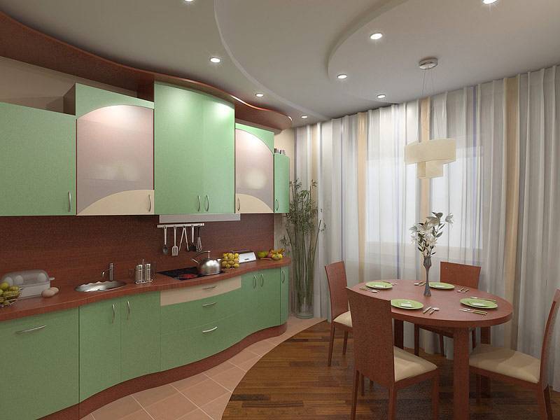 Натяжные потолки на кухне: 100 фото идей как совместить натяжной потолок с дизайном интерьера кухни