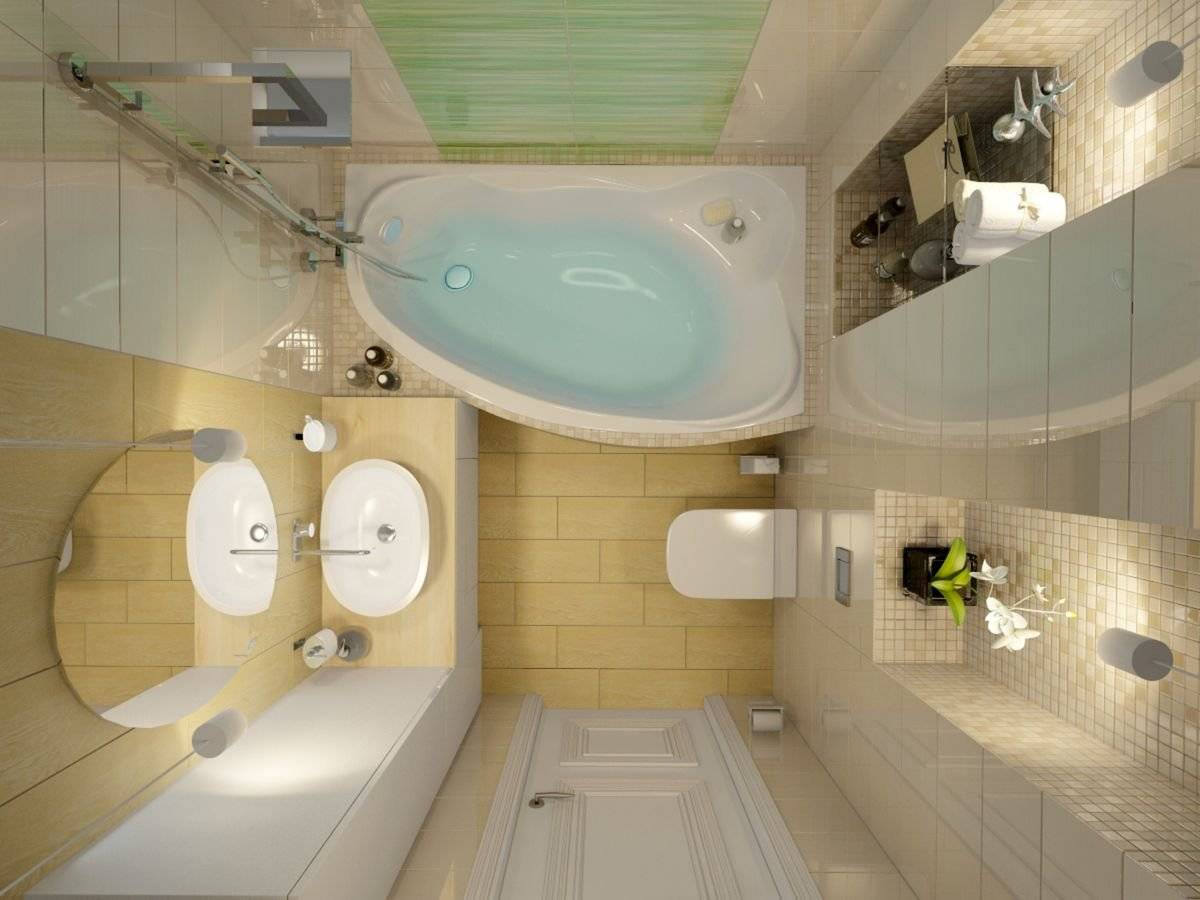 ванна 4 м2 дизайн фото