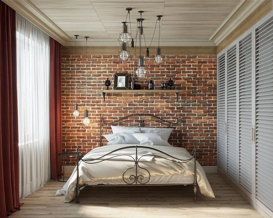 Оформляем маленькую спальню в стиле лофт по всем правилам дизайна
