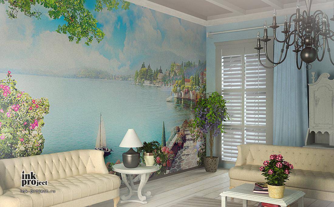 Виды и способы росписи стен в интерьере +75 фото - «декор»