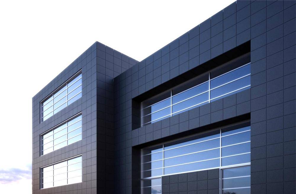 Вентилируемый фасад из керамогранита: преимущества, особенности и монтаж