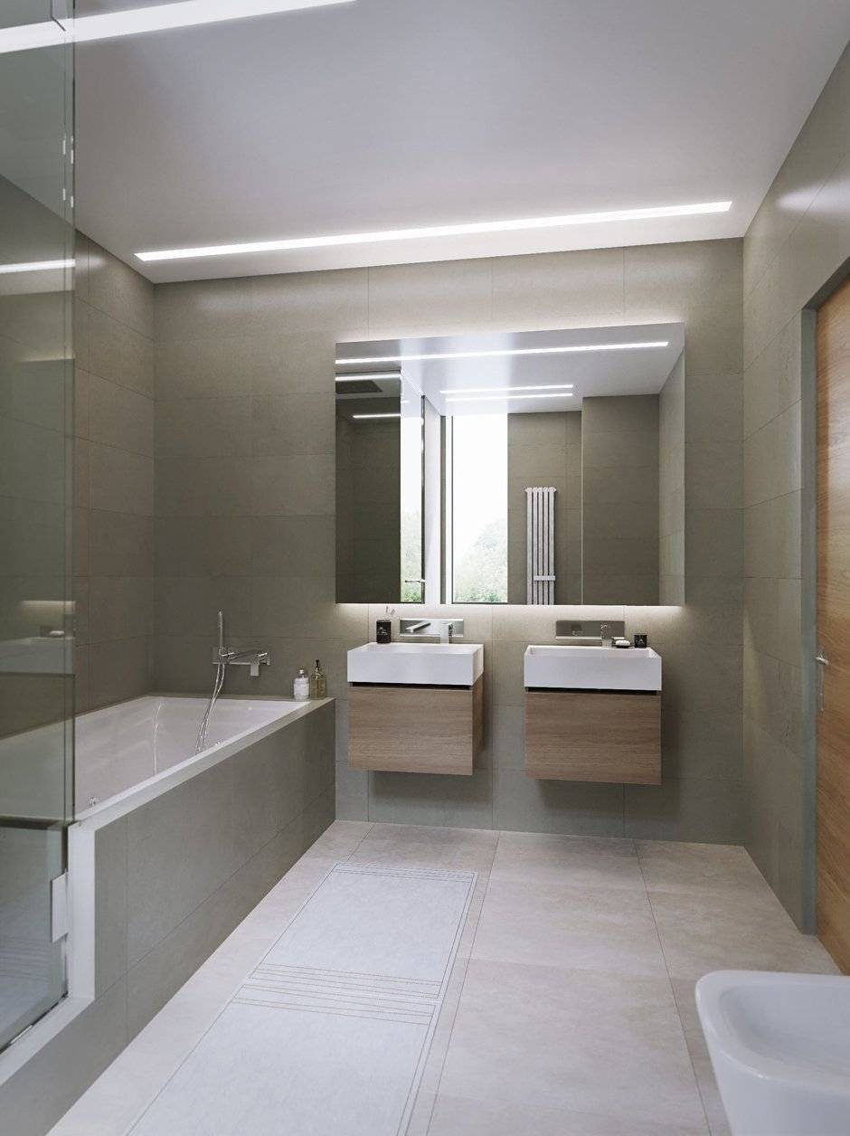 Ванная в стиле хай-тек — новинки интерьера и проектирование ванной в современном стиле (75 фото)